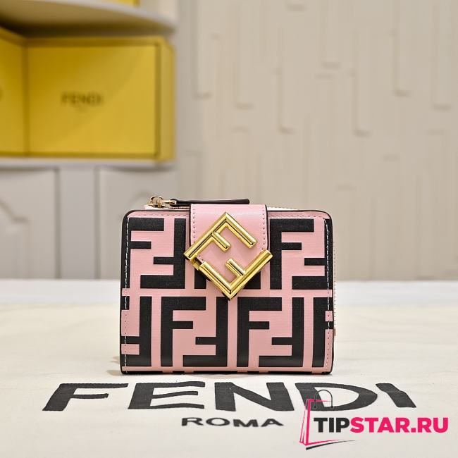 Fendi FF Diamonds leather wallet 05 - 1