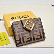 Fendi FF Diamonds leather wallet 01 - 3