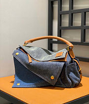 Loewe Puzzle Bag in Denim - 6