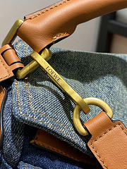 Loewe Puzzle Bag in Denim - 5