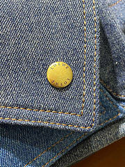 Loewe Puzzle Bag in Denim - 2