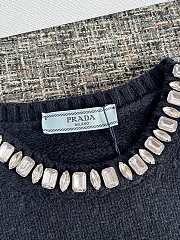 Prada Short sleeve knitwear embellished neckline 03 - 4