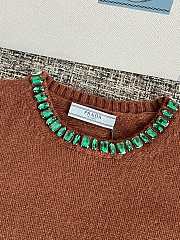 Prada Short sleeve knitwear embellished neckline 02 - 2