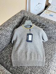 Prada Short sleeve knitwear embellished neckline 01 - 1