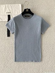 Loro Piana Coste Crewneck Iced Snow Melange - 4