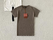 Loro Piana Coste Crewneck Licorice Root Melange - 1