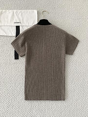 Loro Piana Coste Crewneck Licorice Root Melange - 6