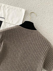 Loro Piana Coste Crewneck Licorice Root Melange - 2