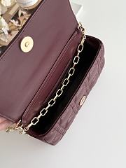 Dior Talk Phone Pouch In Burgundy - 5