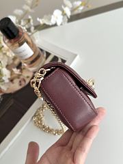 Dior Talk Phone Pouch In Burgundy - 2