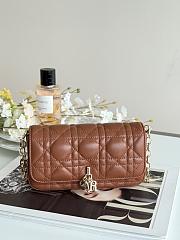 Dior Talk Phone Pouch In Caramel brow - 1