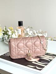 Dior Talk Phone Pouch In Dusty Pink - 1