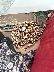 Dior Talk Phone Pouch In Red - 5