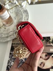 Dior Talk Phone Pouch In Red - 4