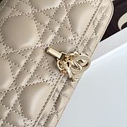 Dior Talk Phone Pouch In Beige - 6