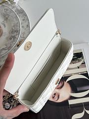 Dior Talk Phone Pouch In White - 6