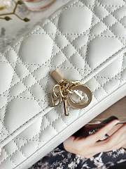 Dior Talk Phone Pouch In White - 3