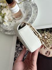 Dior Talk Phone Pouch In White - 2