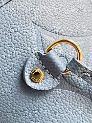 Louis Vuitton Neverfull MM Monogram Empreinte Leather Blue Jean - 3