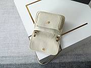 Ysl Niki baby leather shoulder bag gold hardware white - 5