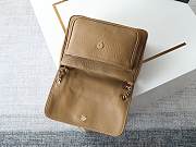 Ysl Niki Medium leather shoulder bag gold hardware tan brown - 6