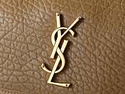Ysl Niki Medium leather shoulder bag gold hardware tan brown - 5