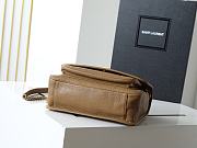 Ysl Niki Medium leather shoulder bag gold hardware tan brown - 4