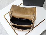 Ysl Niki Medium leather shoulder bag gold hardware tan brown - 2
