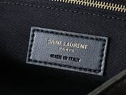 Ysl Niki Medium leather shoulder bag gold hardware khaki - 5