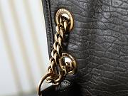 Ysl Niki Medium leather shoulder bag gold hardware khaki - 2