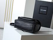 Ysl Niki Medium leather shoulder bag gold hardware black - 5