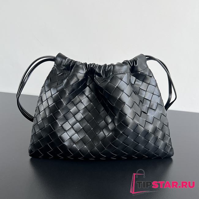 Bottega Veneta Nappa Intrecciato Medium Dustbag Black - 1