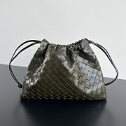 Bottega Veneta Nappa Intrecciato Medium Dustbag Dark Olive - 1