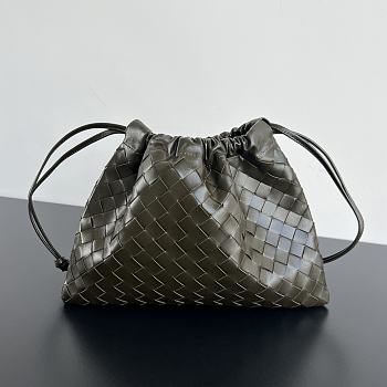 Bottega Veneta Nappa Intrecciato Medium Dustbag Dark Olive