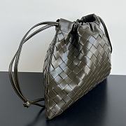 Bottega Veneta Nappa Intrecciato Medium Dustbag Dark Olive - 3