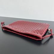 Bottega Veneta Nappa Intrecciato Medium Dustbag Dark Red - 4