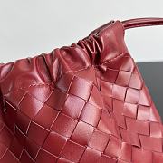 Bottega Veneta Nappa Intrecciato Medium Dustbag Dark Red - 2