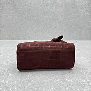 Jacquemus The small Turismo tote bag coffee brown - 2