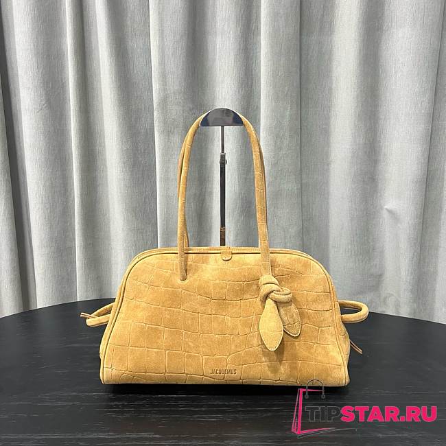 Jacquemus The small Turismo tote bag camel - 1