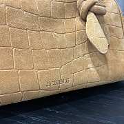 Jacquemus The small Turismo tote bag camel - 4