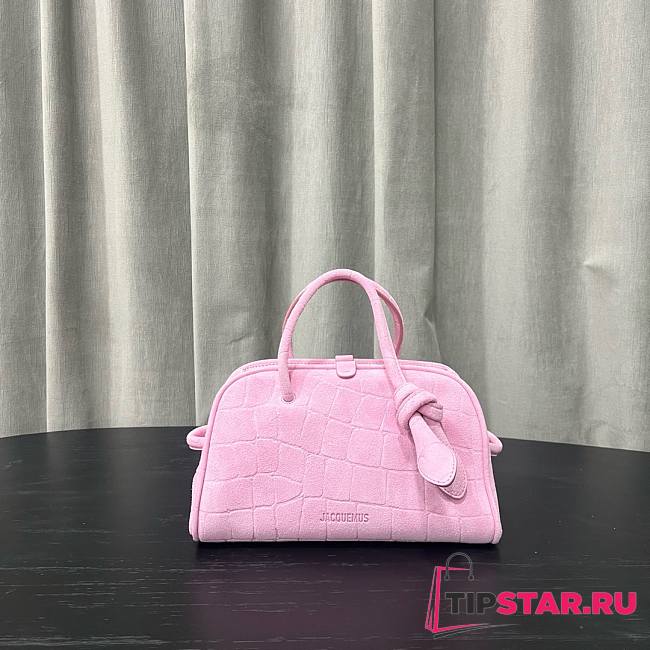 Jacquemus The small Turismo tote bag pink - 1