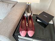 Chanel Black CC Cap Toe Jersey Flat Ballerina 07 - 3