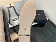 Chanel Black CC Cap Toe Jersey Flat Ballerina 06 - 4