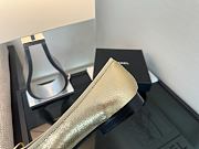 Chanel Black CC Cap Toe Jersey Flat Ballerina 06 - 3