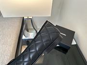 Chanel Black CC Cap Toe Jersey Flat Ballerina 04 - 5