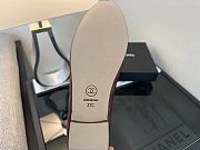 Chanel Black CC Cap Toe Jersey Flat Ballerina 03 - 3