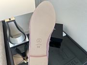 Chanel Black CC Cap Toe Jersey Flat Ballerina 02 - 6