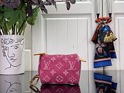 Louis Vuitton Trousse Speedy Wallet Fuchsia Denim - 1