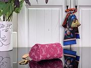Louis Vuitton Trousse Speedy Wallet Fuchsia Denim - 5