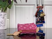 Louis Vuitton Trousse Speedy Wallet Fuchsia Denim - 2